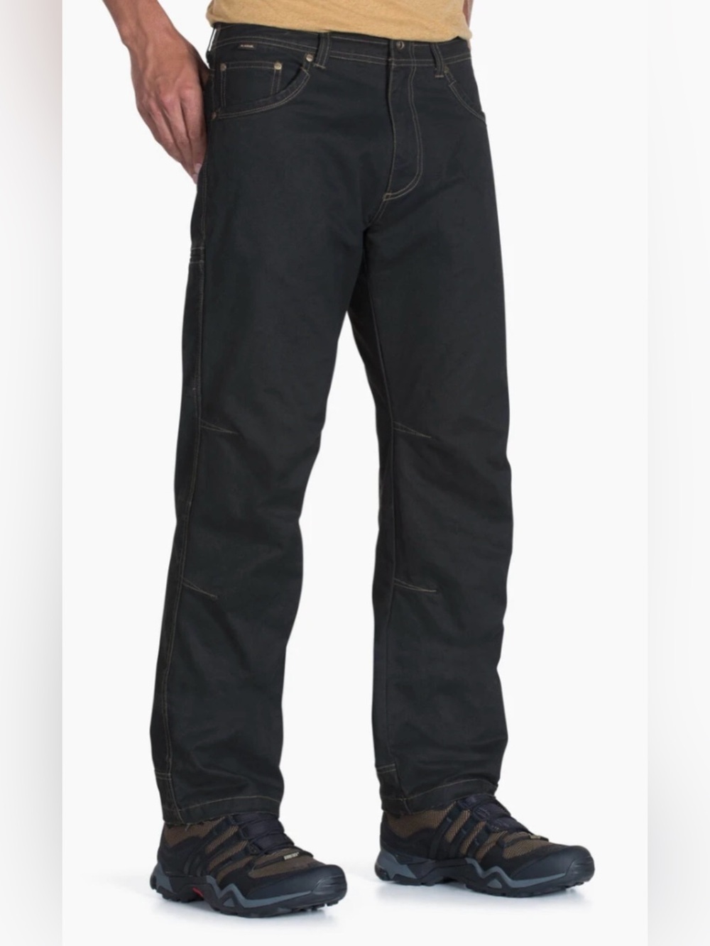 KUHL Men's Dark Navy/Gray Ryder Outdoor Pants Durable Size 36 Waist 32 Length